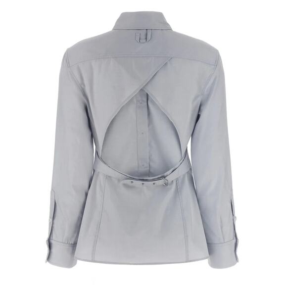 Jacquemus La Chemise de Costume Open Back Shirt in Light Grey FR 42 US 10 - Picture 5 of 5
